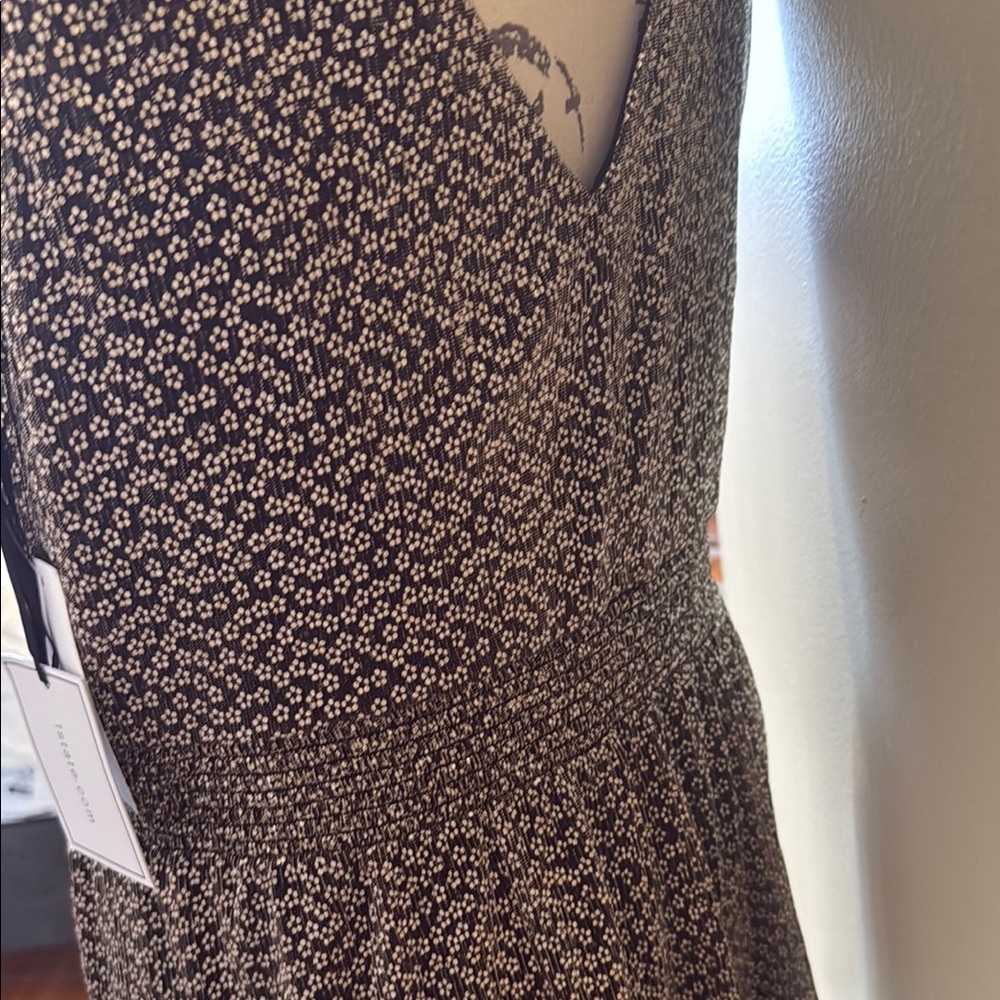 1. State Gray Silver Tiered Ruffled Maxi Dress - Picture 7 of 8